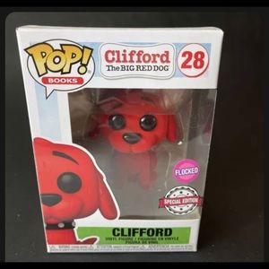 Funko pop! Books Clifford The Big Red Dog Flocked Figure